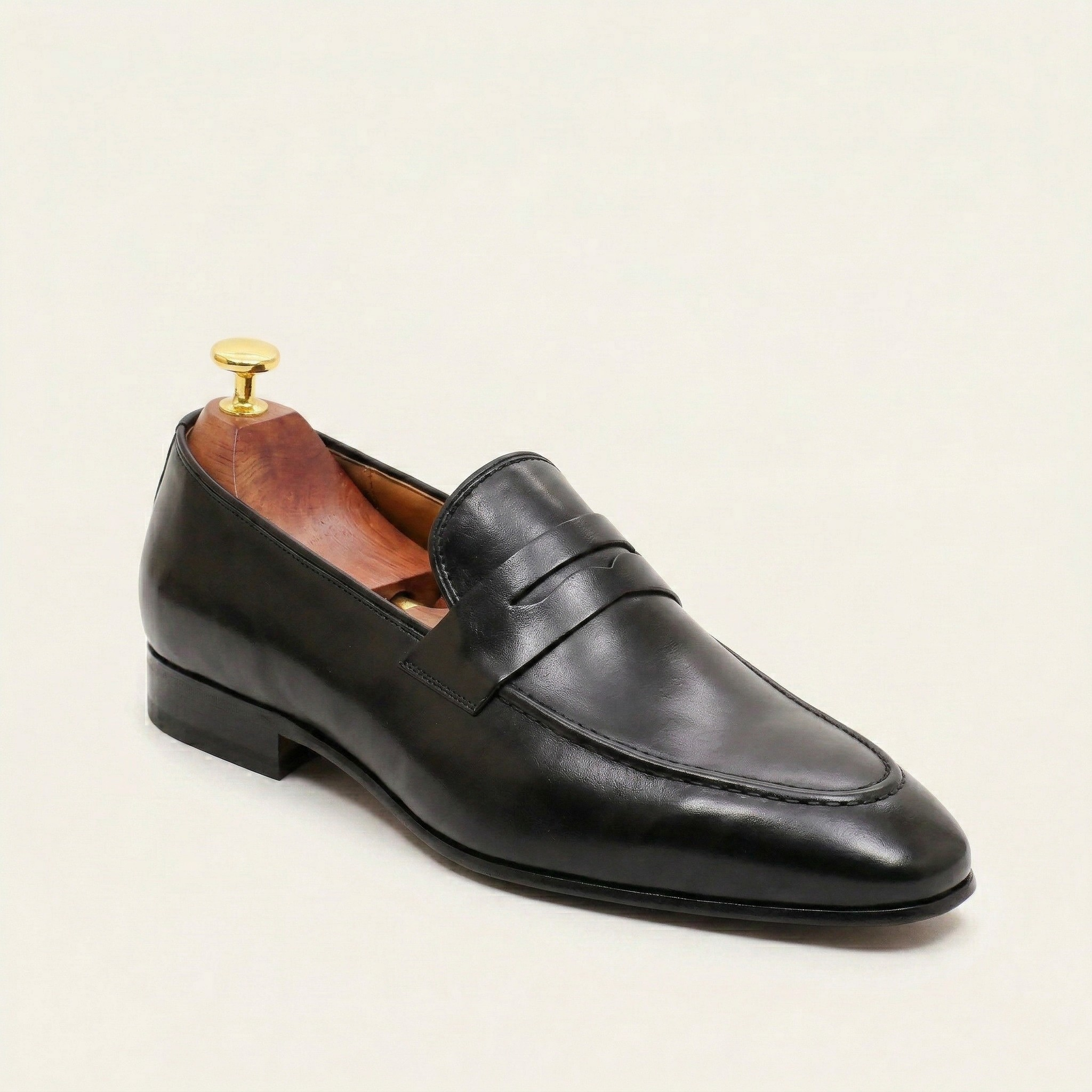 Fendrich Signature Leather Penny Loafers
