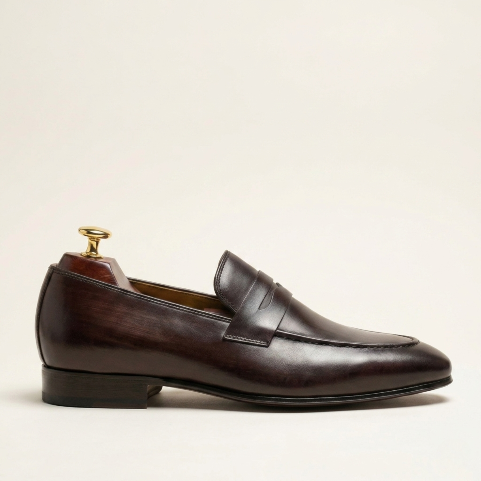 Fendrich Signature Leather Penny Loafers
