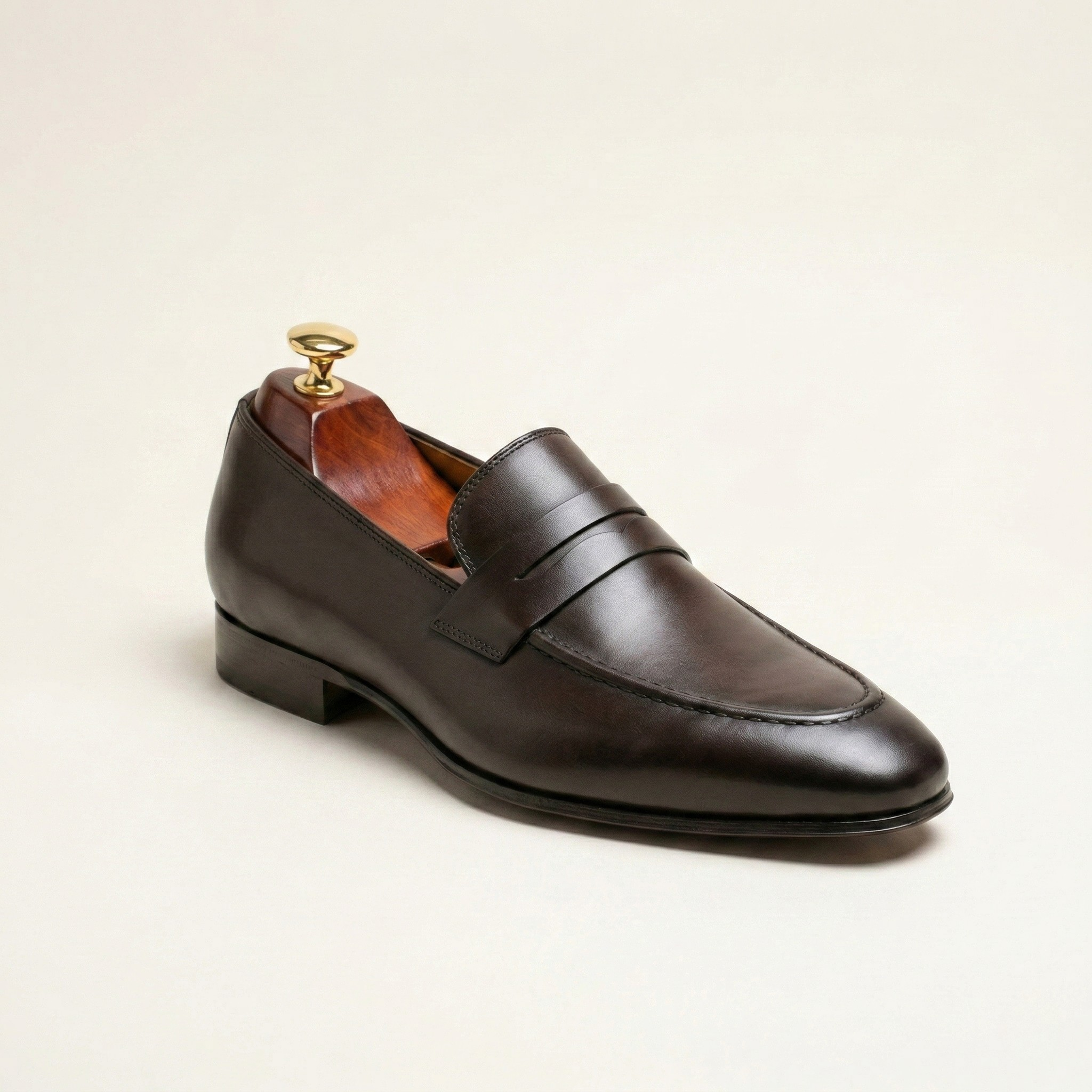 Fendrich Signature Leather Penny Loafers