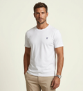 Camiseta Fendrich slim com gola redonda - Branca