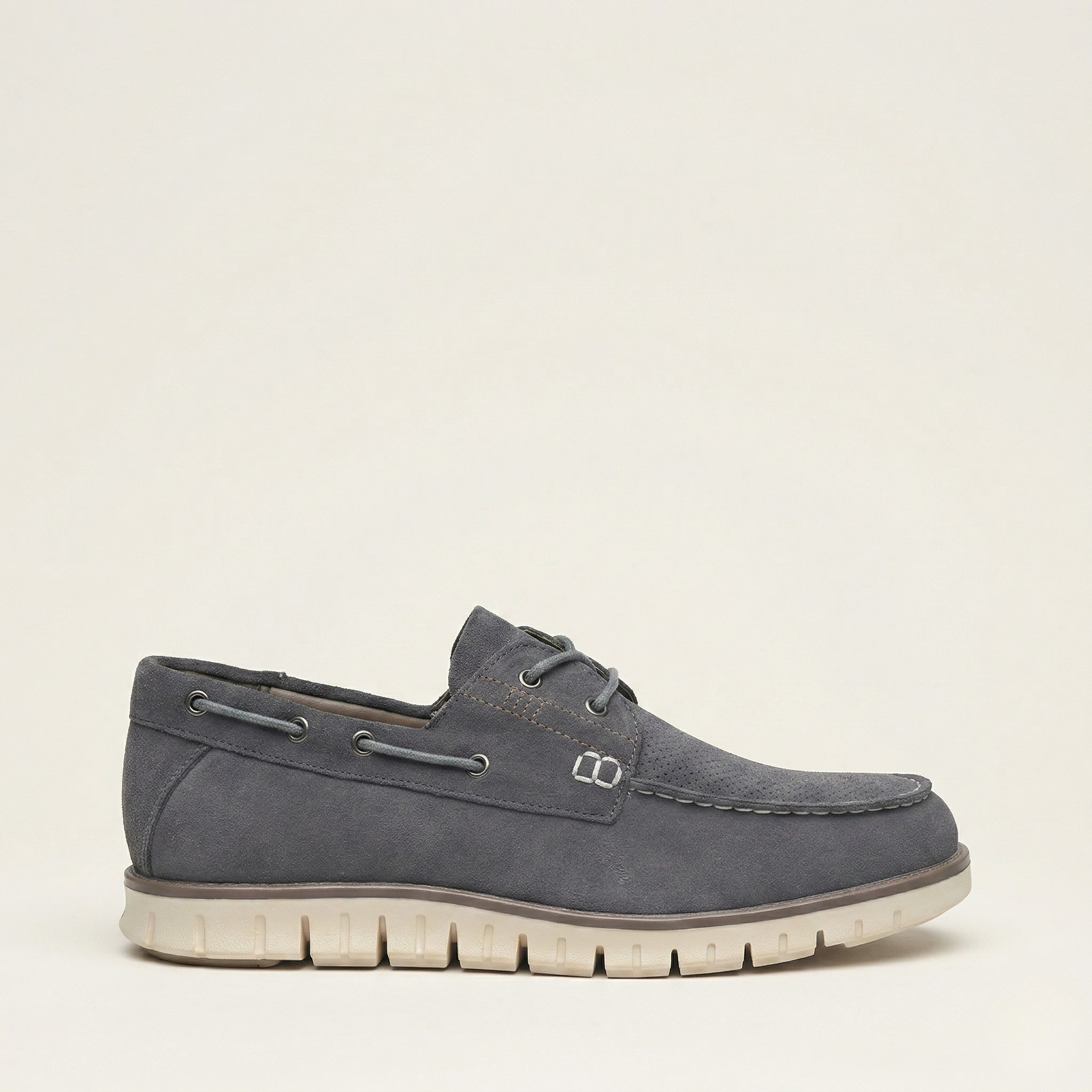 Fendrich Signature Gray Leather Loafers