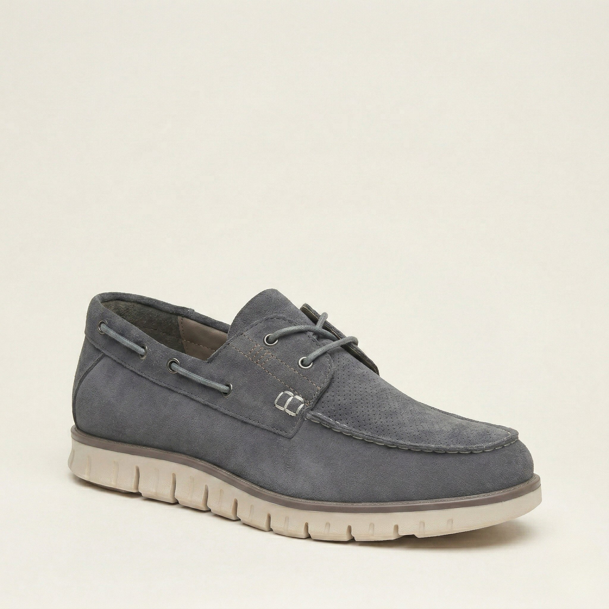 Fendrich Signature Gray Leather Loafers