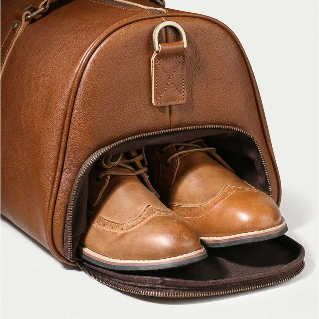 Fendrich Weekender — Vintage Leather Travel Bag