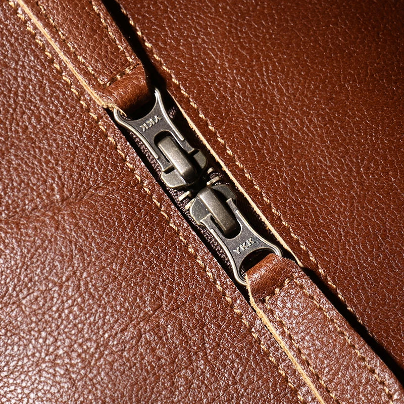 Fendrich Weekender — Vintage Leather Travel Bag
